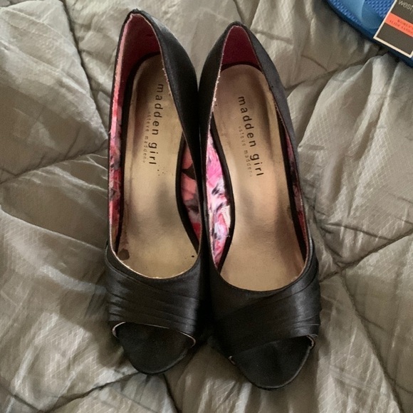 Madden Girl Shoes - Madden Girl Steve Madden chocolate bling heels